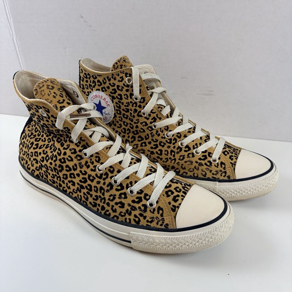 Converse Chuck Taylor All Star High Top Leopard Print Mens Size 9.5